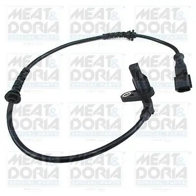 Sensor, Raddrehzahl Hinterachse rechts MEAT & DORIA 901039