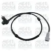 Sensor, Raddrehzahl Hinterachse rechts Hinterachse links MEAT & DORIA 901040