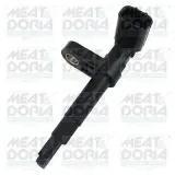 Sensor, Raddrehzahl Hinterachse links MEAT & DORIA 901043