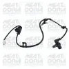 Sensor, Raddrehzahl Vorderachse links MEAT & DORIA 901065