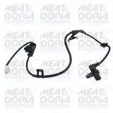 Sensor, Raddrehzahl Vorderachse links MEAT & DORIA 901065