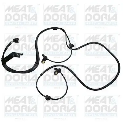 Sensor, Raddrehzahl Hinterachse rechts Hinterachse links MEAT & DORIA 901096