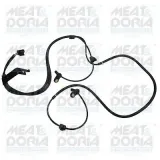 Sensor, Raddrehzahl Hinterachse rechts Hinterachse links MEAT & DORIA 901096