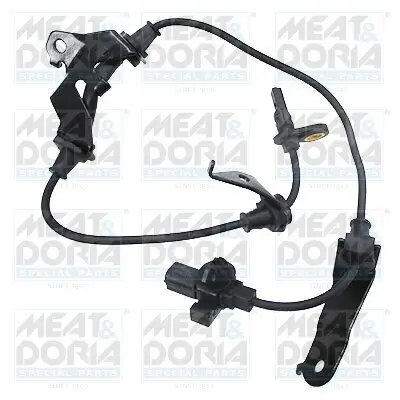 Sensor, Raddrehzahl Vorderachse links MEAT & DORIA 901104