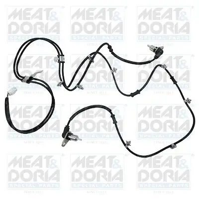 Sensor, Raddrehzahl Vorderachse rechts Vorderachse links MEAT & DORIA 901118 Bild Sensor, Raddrehzahl Vorderachse rechts Vorderachse links MEAT & DORIA 901118
