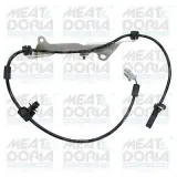Sensor, Raddrehzahl Hinterachse links MEAT & DORIA 901119