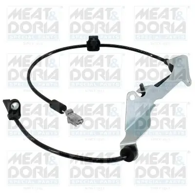 Sensor, Raddrehzahl Hinterachse links MEAT & DORIA 901120