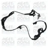 Sensor, Raddrehzahl Vorderachse links MEAT & DORIA 901125
