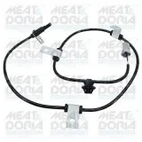 Sensor, Raddrehzahl Hinterachse links MEAT & DORIA 901132