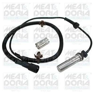 Sensor, Raddrehzahl Vorderachse rechts Vorderachse links MEAT & DORIA 901134