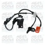 Sensor, Raddrehzahl Vorderachse links MEAT & DORIA 901139