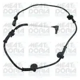 Sensor, Raddrehzahl MEAT & DORIA 901148