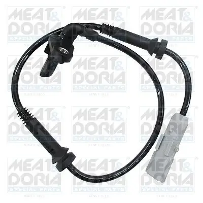 Sensor, Raddrehzahl Hinterachse links MEAT & DORIA 901150