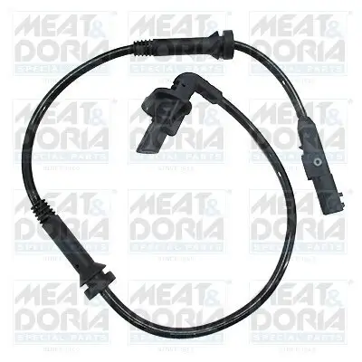 Sensor, Raddrehzahl Hinterachse rechts MEAT & DORIA 901151
