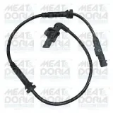 Sensor, Raddrehzahl Hinterachse rechts MEAT & DORIA 901151