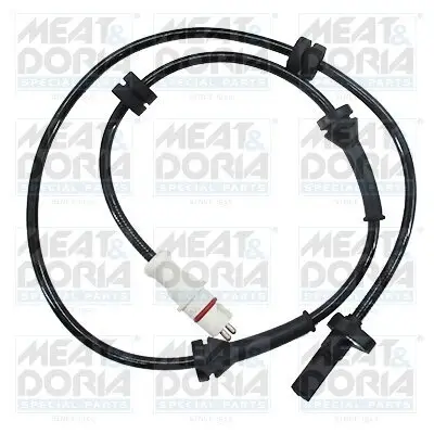 Sensor, Raddrehzahl Hinterachse rechts Hinterachse links MEAT & DORIA 901152