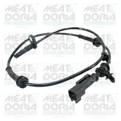 Sensor, Raddrehzahl Vorderachse MEAT & DORIA 901178