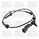 Sensor, Raddrehzahl Vorderachse MEAT & DORIA 901178