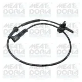 Sensor, Raddrehzahl Hinterachse MEAT & DORIA 901180