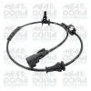 Sensor, Raddrehzahl Hinterachse rechts Hinterachse links MEAT & DORIA 901182