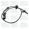 Sensor, Raddrehzahl Hinterachse rechts Hinterachse links MEAT & DORIA 901183