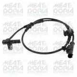 Sensor, Raddrehzahl Vorderachse MEAT & DORIA 901184