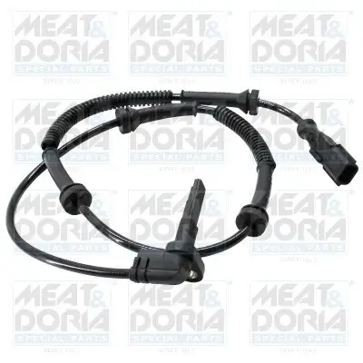 Sensor, Raddrehzahl 1. Vorderachse MEAT & DORIA 901187