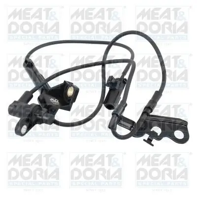 Sensor, Raddrehzahl Vorderachse MEAT & DORIA 901200