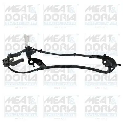 Sensor, Raddrehzahl Vorderachse MEAT & DORIA 901202