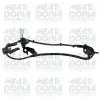 Sensor, Raddrehzahl Vorderachse MEAT & DORIA 901202
