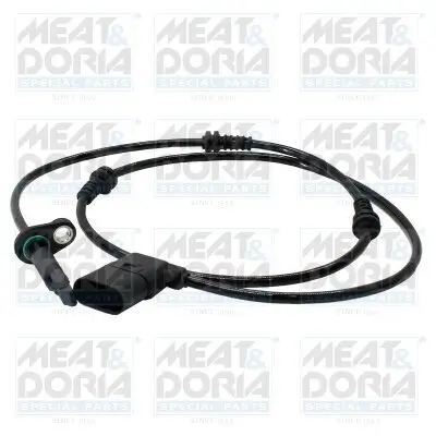 Sensor, Raddrehzahl Vorderachse links MEAT & DORIA 901210