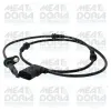 Sensor, Raddrehzahl Vorderachse links MEAT & DORIA 901210