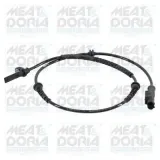 Sensor, Raddrehzahl Vorderachse MEAT & DORIA 901217