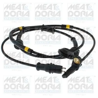 Sensor, Raddrehzahl Hinterachse MEAT & DORIA 901223