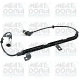 Sensor, Raddrehzahl Hinterachse rechts MEAT & DORIA 901239