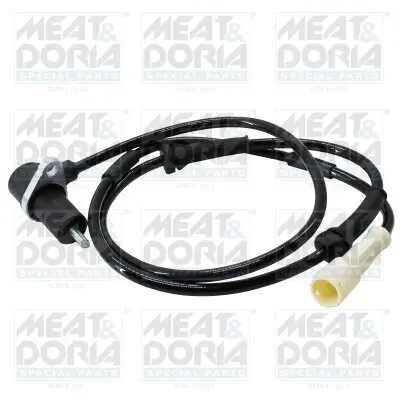 Sensor, Raddrehzahl Hinterachse links MEAT & DORIA 901242