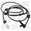 Sensor, Raddrehzahl Hinterachse MEAT & DORIA 901247