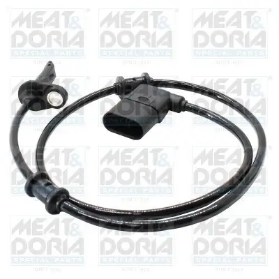 Sensor, Raddrehzahl Hinterachse links MEAT & DORIA 901256