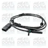 Sensor, Raddrehzahl Vorderachse links MEAT & DORIA 901258