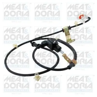 Sensor, Raddrehzahl Hinterachse rechts MEAT & DORIA 901271