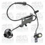 Sensor, Raddrehzahl Vorderachse links MEAT & DORIA 901287