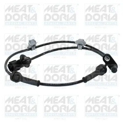 Sensor, Raddrehzahl Hinterachse rechts Hinterachse links MEAT & DORIA 901290