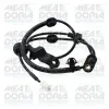 Sensor, Raddrehzahl Hinterachse rechts Hinterachse links MEAT & DORIA 901291