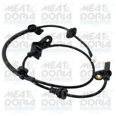 Sensor, Raddrehzahl Hinterachse rechts MEAT & DORIA 901292