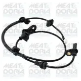 Sensor, Raddrehzahl Hinterachse rechts MEAT & DORIA 901292