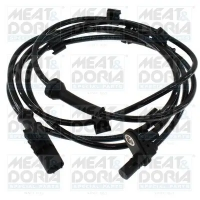 Sensor, Raddrehzahl Hinterachse rechts MEAT & DORIA 901298