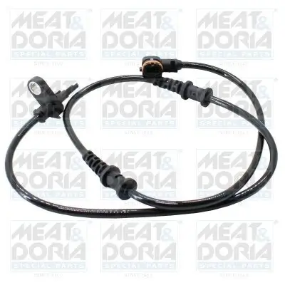 Sensor, Raddrehzahl Vorderachse MEAT & DORIA 901299