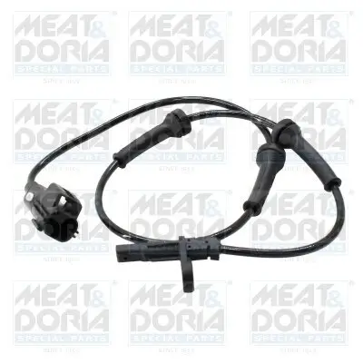 Sensor, Raddrehzahl Hinterachse rechts Hinterachse links MEAT & DORIA 901300