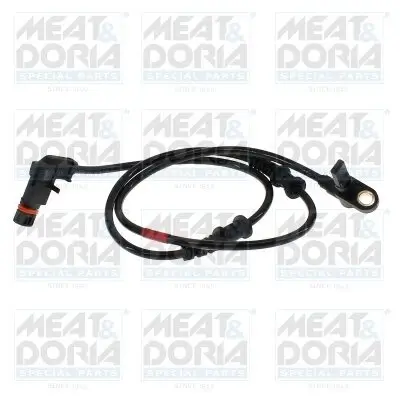 Sensor, Raddrehzahl 1. Vorderachse MEAT & DORIA 901338