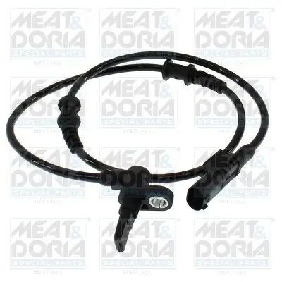 Sensor, Raddrehzahl 1. Vorderachse MEAT & DORIA 901339